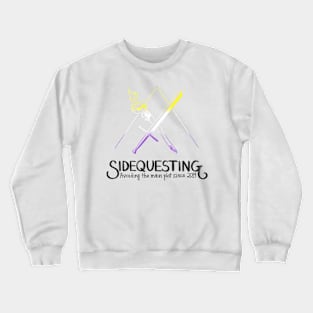 Nonbinary Sidequesting Logo Crewneck Sweatshirt